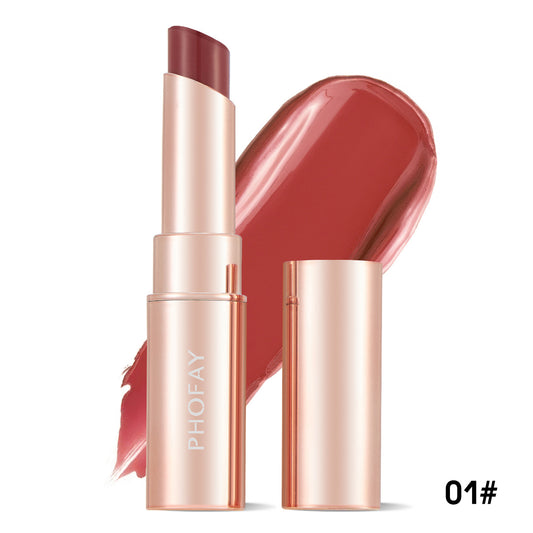 PHOFAY Satin Lipstick – teinte 01 Cherry Desire