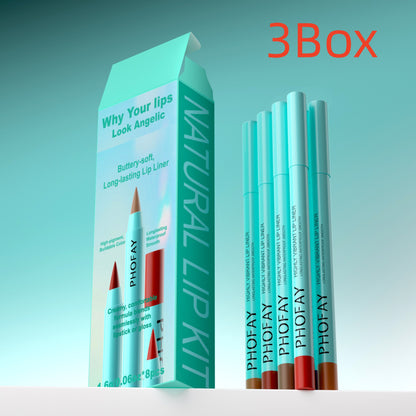 PHOFAY Natural Lip Liner Set – set van 3
