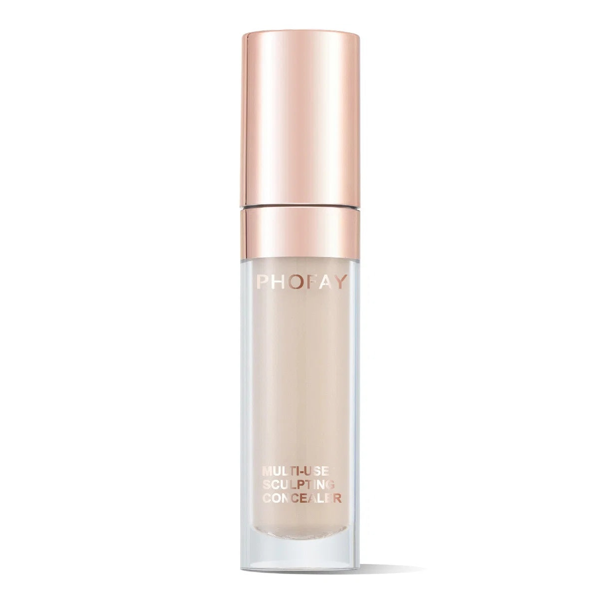 PHOFAY Super Coverage Concealer – concealerflacon met roségouden dop
