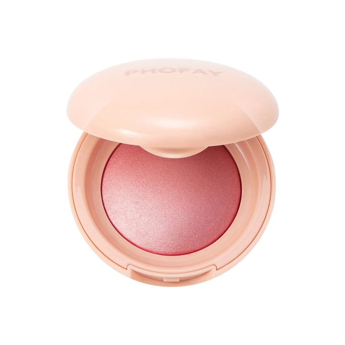 PHOFAY Luminous Powder Blush – geopende compact met roze glow-blush