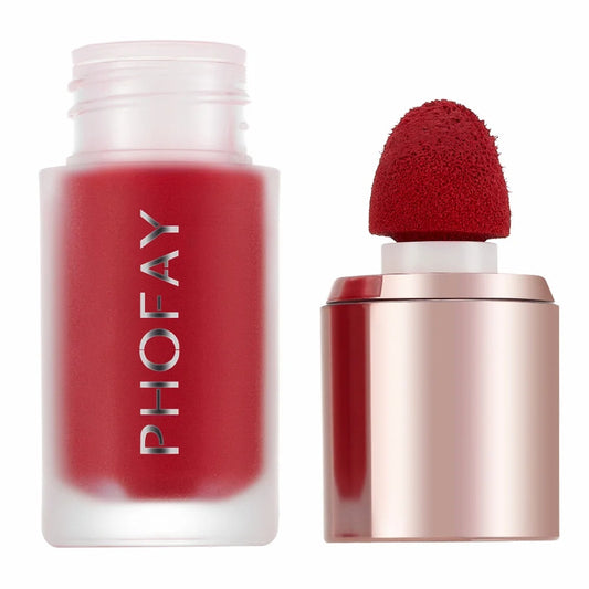 PHOFAY Mousse Liquid Blush – flesje met doseersponsje